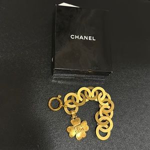 Chenel clover bracelet. Vintage